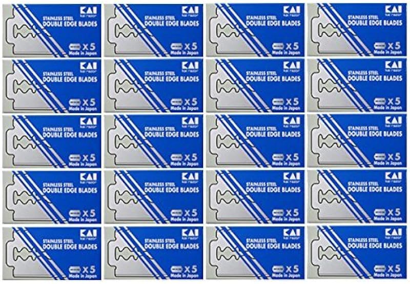 Kai Razor Stainless Double Blades 100blades blades